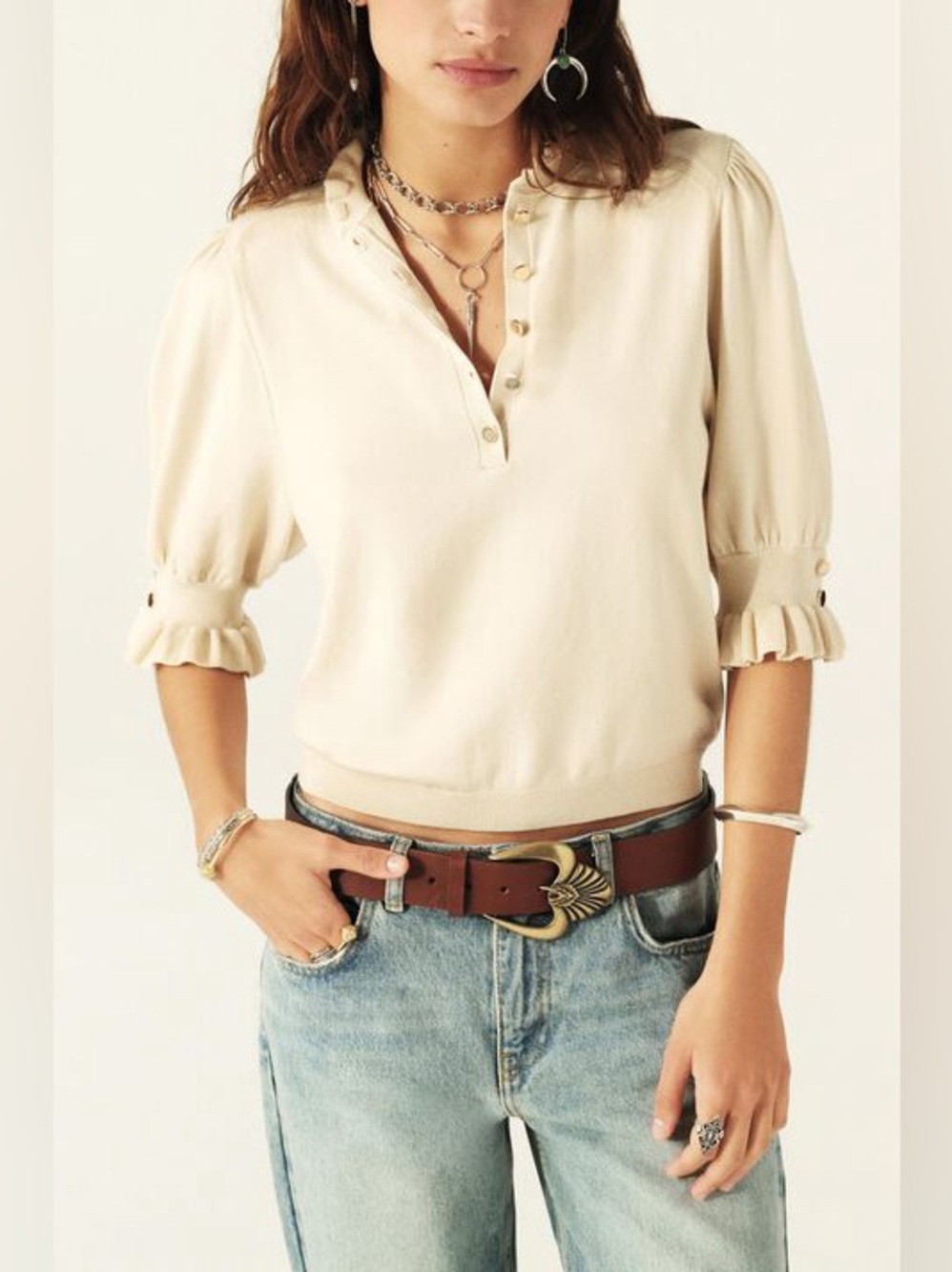 Ba&Sh SERA Short-sleeve sweater